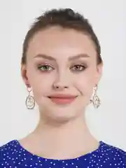 Золотой женские серьги-подвески, круглые сережки геометрической формы, массивное украшение