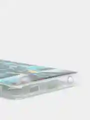 Бирюзовый чехол Samsung Galaxy M32 / A22 (Самсунг Галакси М32 / А22), силиконовый с рисунком