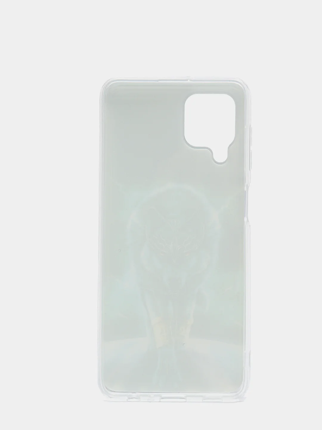 Бирюзовый чехол Samsung Galaxy M32 / A22 (Самсунг Галакси М32 / А22), силиконовый с рисунком