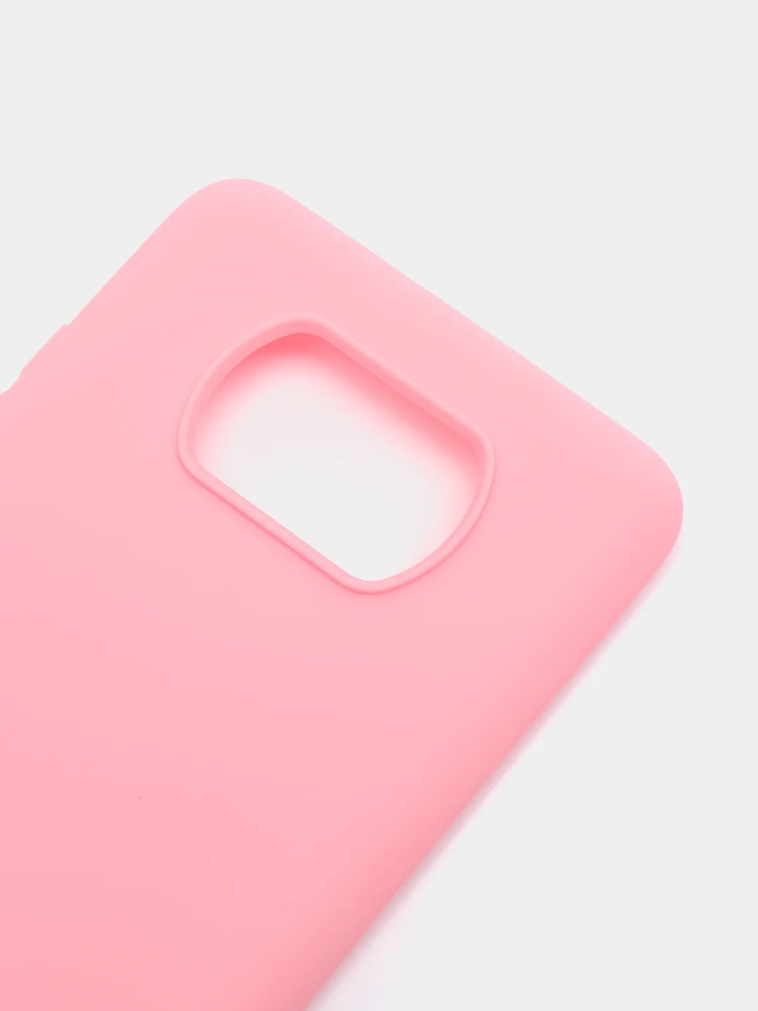 Розовый чехол Xiaomi Poco X3 (NFC) / X3 Pro, силиконовый, цветной, матовый