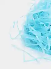 Бирюзовый бумажный наполнитель (стружка) из тишью для заполнения подарочных коробок, 8 цветов