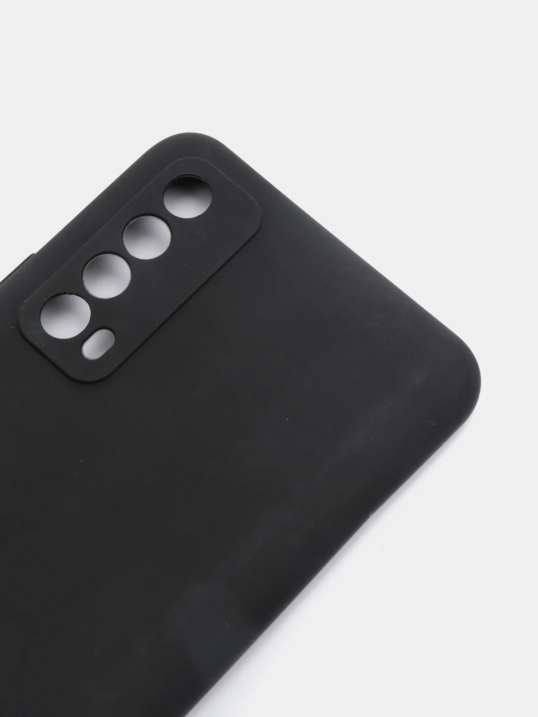 Угольный чехол на Huawei P Smart 2021, Хуавей П Смарт 2021 силиконовый цветной матовый