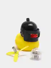 Индиго утка со шлемом на панель авто или велосипедов