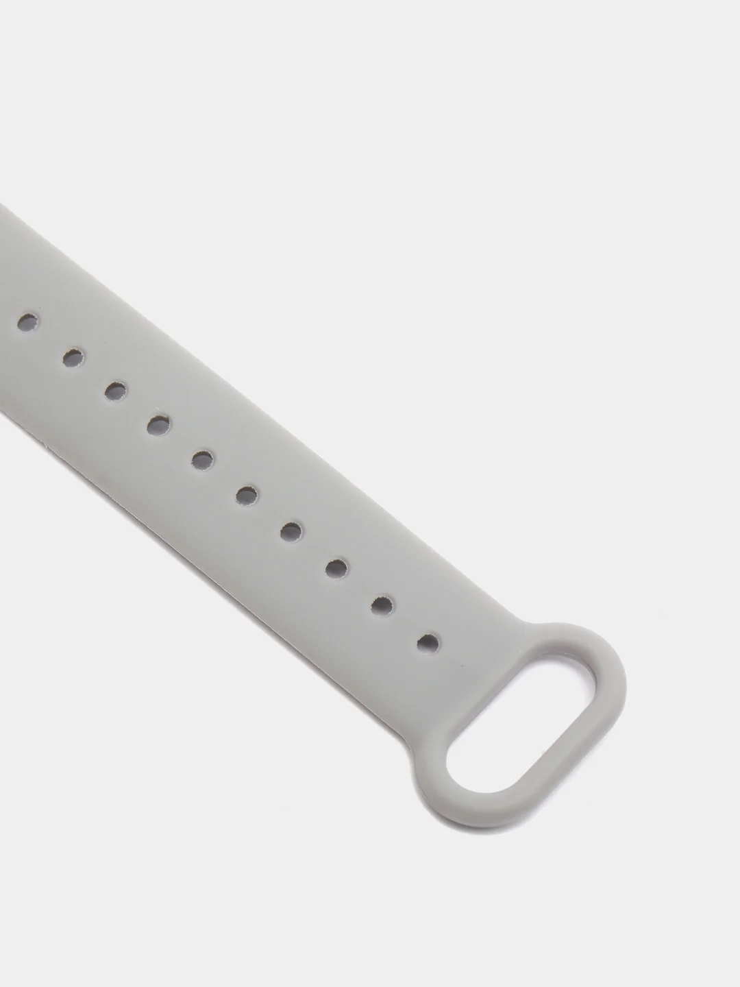 Серый ремешок для Mi Band 4, Mi Band 3, силиконовый