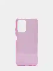 Сиреневый чехол для Xiaomi Redmi Note 10 многослойный с блёстками