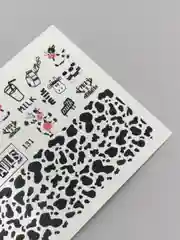 Слайдер для дизайна ногтей "131 Коровы. Пятна"