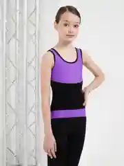 Комбинезон гимнастический со вставками