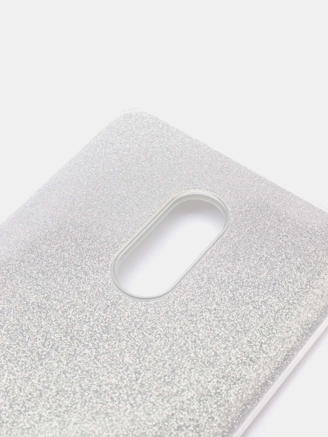 Серебряный чехол для Xiaomi Redmi Note 4X Многослойный с блёстками