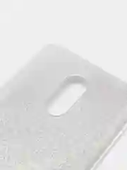 Серебряный чехол для Xiaomi Redmi Note 4X Многослойный с блёстками