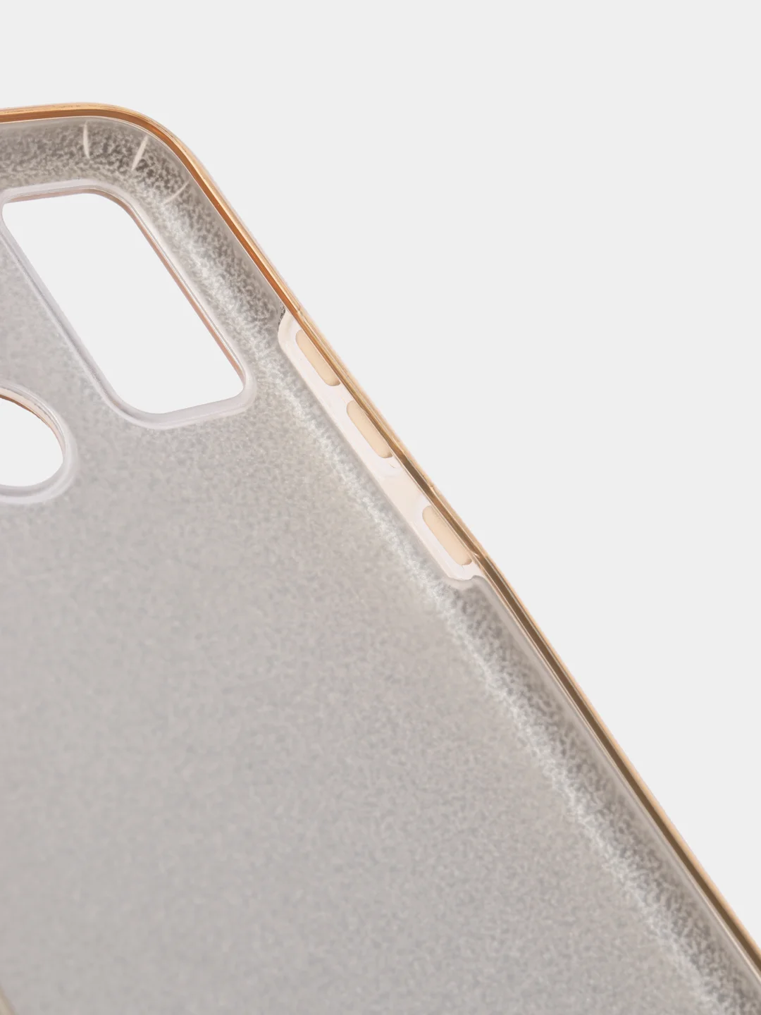 Золотой чехол для Honor 8X Многослойный с блёстками