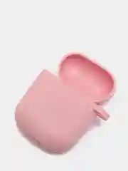 Розовый силиконовый чехол для AirPods 1 и AirPods 2