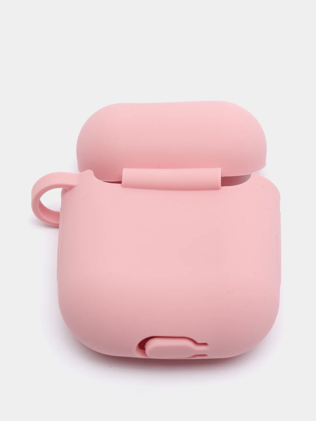 Розовый силиконовый чехол для AirPods 1 и AirPods 2