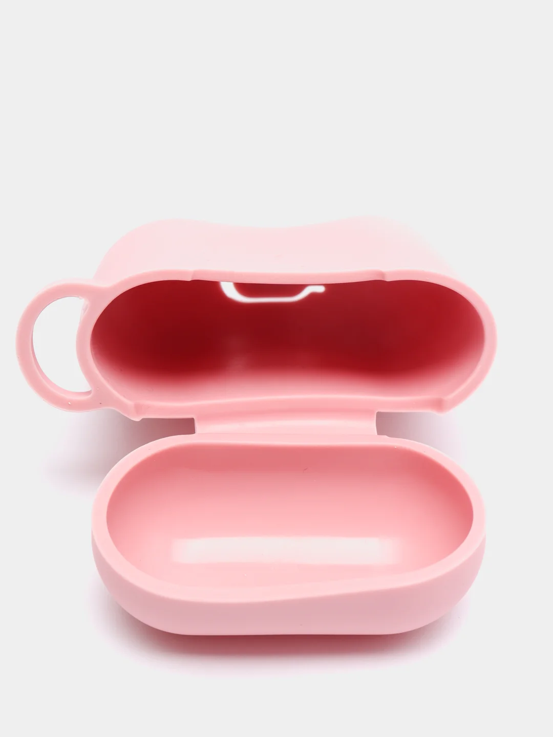 Розовый силиконовый чехол для AirPods 1 и AirPods 2