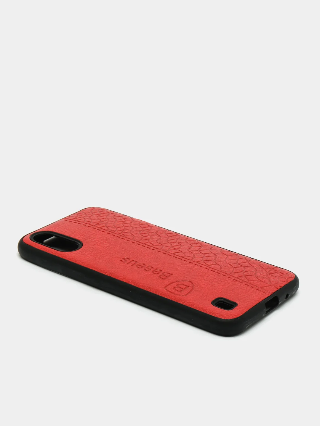 Красный чехол Samsung Galaxy A01 / M01, Самсунг Галакси А01 / М01 из эко кожи Baseus