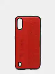 Красный чехол Samsung Galaxy A01 / M01, Самсунг Галакси А01 / М01 из эко кожи Baseus