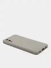 Серый чехол для Samsung Galaxy A02 / M02 2021 / A022F, силиконовый / Самсунг Галакси А02 / М02