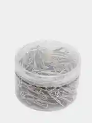 Серебряный скрепки металлические канцелярские, 200 штук
