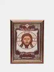 Икона в рамке "Спас Нерукотворный", гобелен