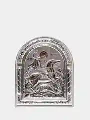 Икона "Георгий Победоносец" на подставке, 11 х 13 см