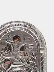 Икона "Георгий Победоносец" на подставке, 11 х 13 см