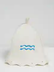 Шапка с вышивкой "Водолей"