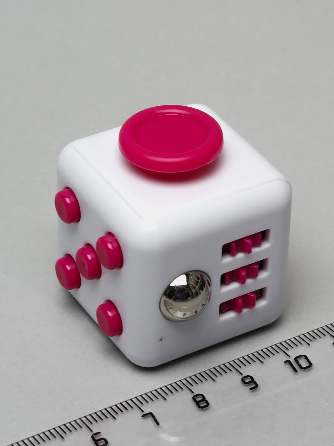 Розовый кубик антистресс Fidget Cube