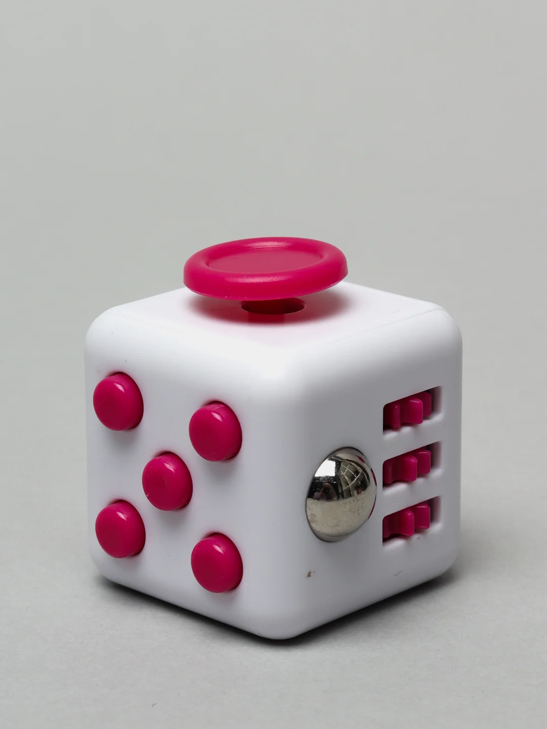 Розовый кубик антистресс Fidget Cube