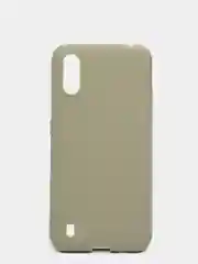 Серый чехол Samsung Galaxy A01 / M01 / Самсунг Галакси А01 / М01 силиконовый цветной матовый