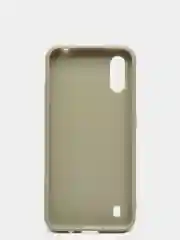 Серый чехол Samsung Galaxy A01 / M01 / Самсунг Галакси А01 / М01 силиконовый цветной матовый