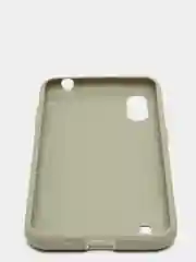 Серый чехол Samsung Galaxy A01 / M01 / Самсунг Галакси А01 / М01 силиконовый цветной матовый