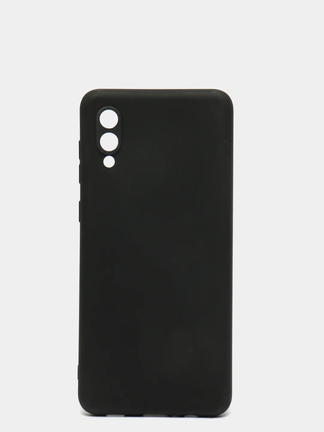 Угольный чехол силиконовый на Samsung Galaxy A02 (Самсунг Галакси А02), цветной, матовый