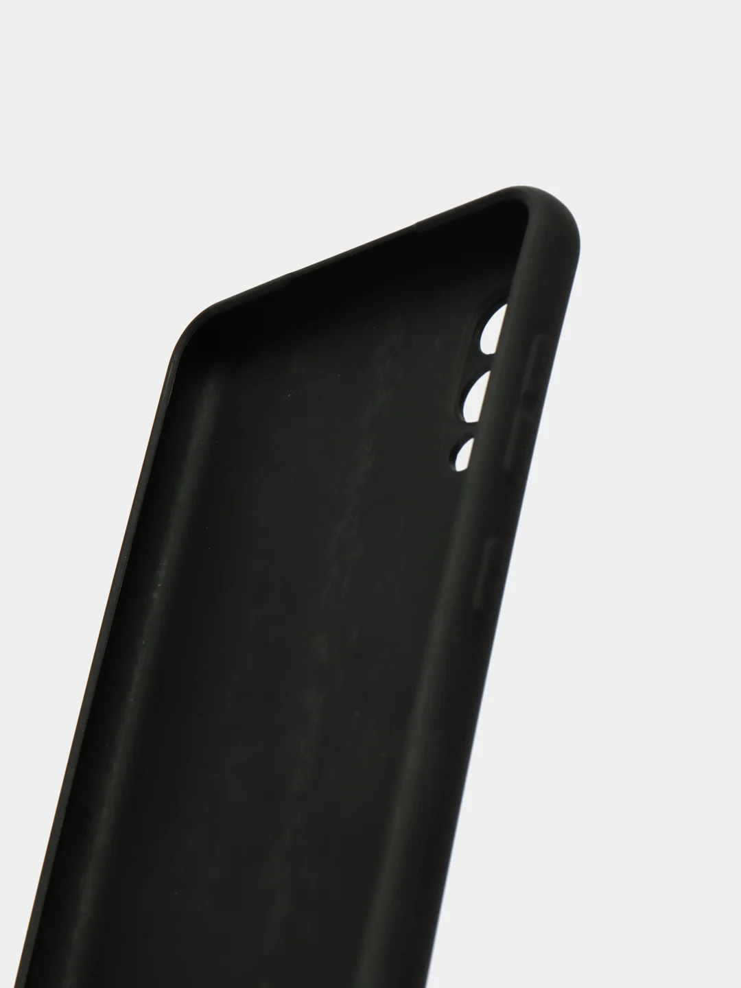 Угольный чехол силиконовый на Samsung Galaxy A02 (Самсунг Галакси А02), цветной, матовый