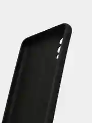 Угольный чехол силиконовый на Samsung Galaxy A02 (Самсунг Галакси А02), цветной, матовый