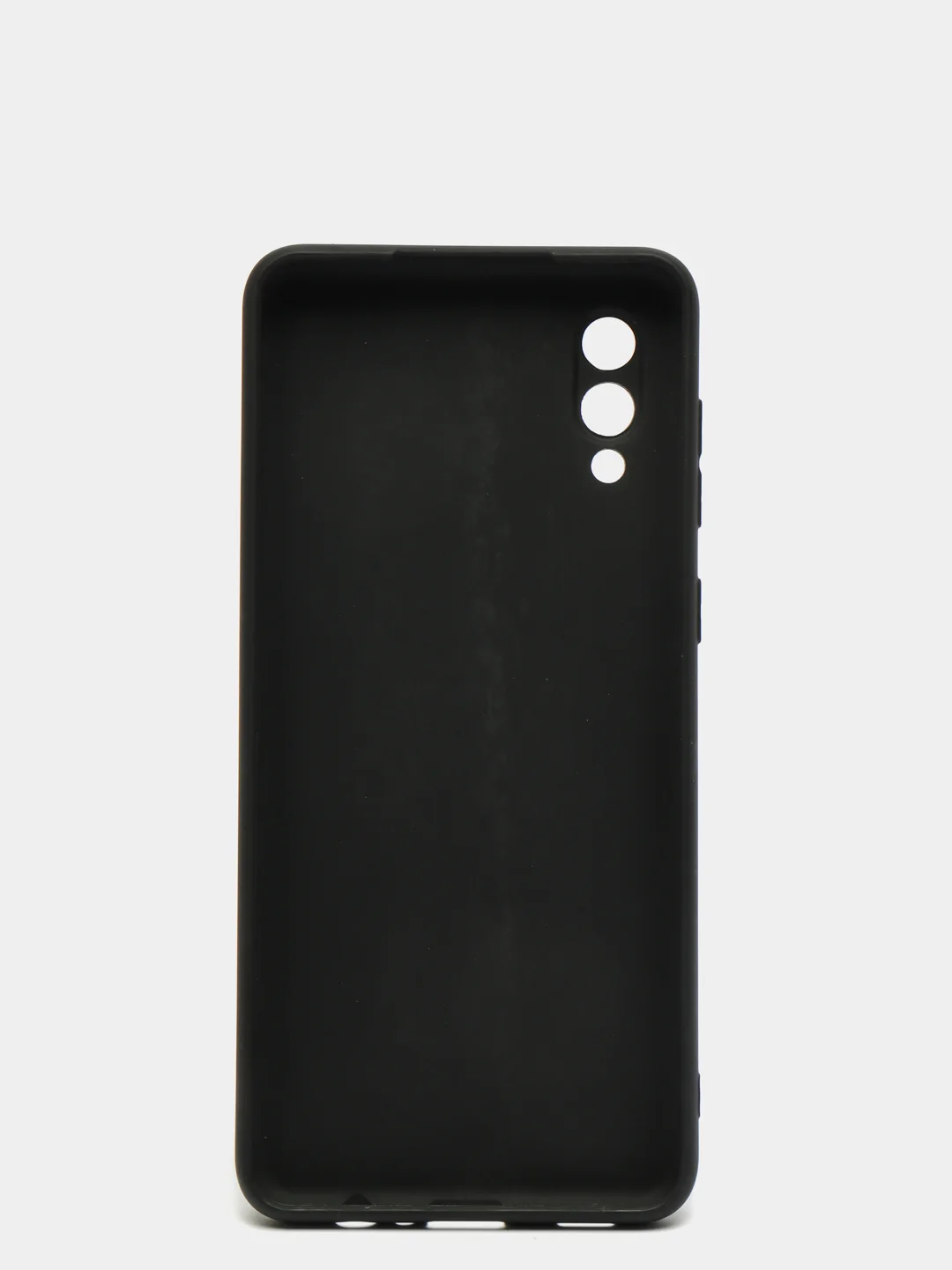 Угольный чехол силиконовый на Samsung Galaxy A02 (Самсунг Галакси А02), цветной, матовый