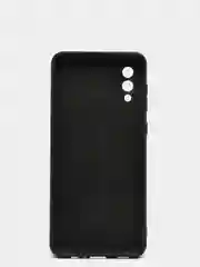 Угольный чехол силиконовый на Samsung Galaxy A02 (Самсунг Галакси А02), цветной, матовый