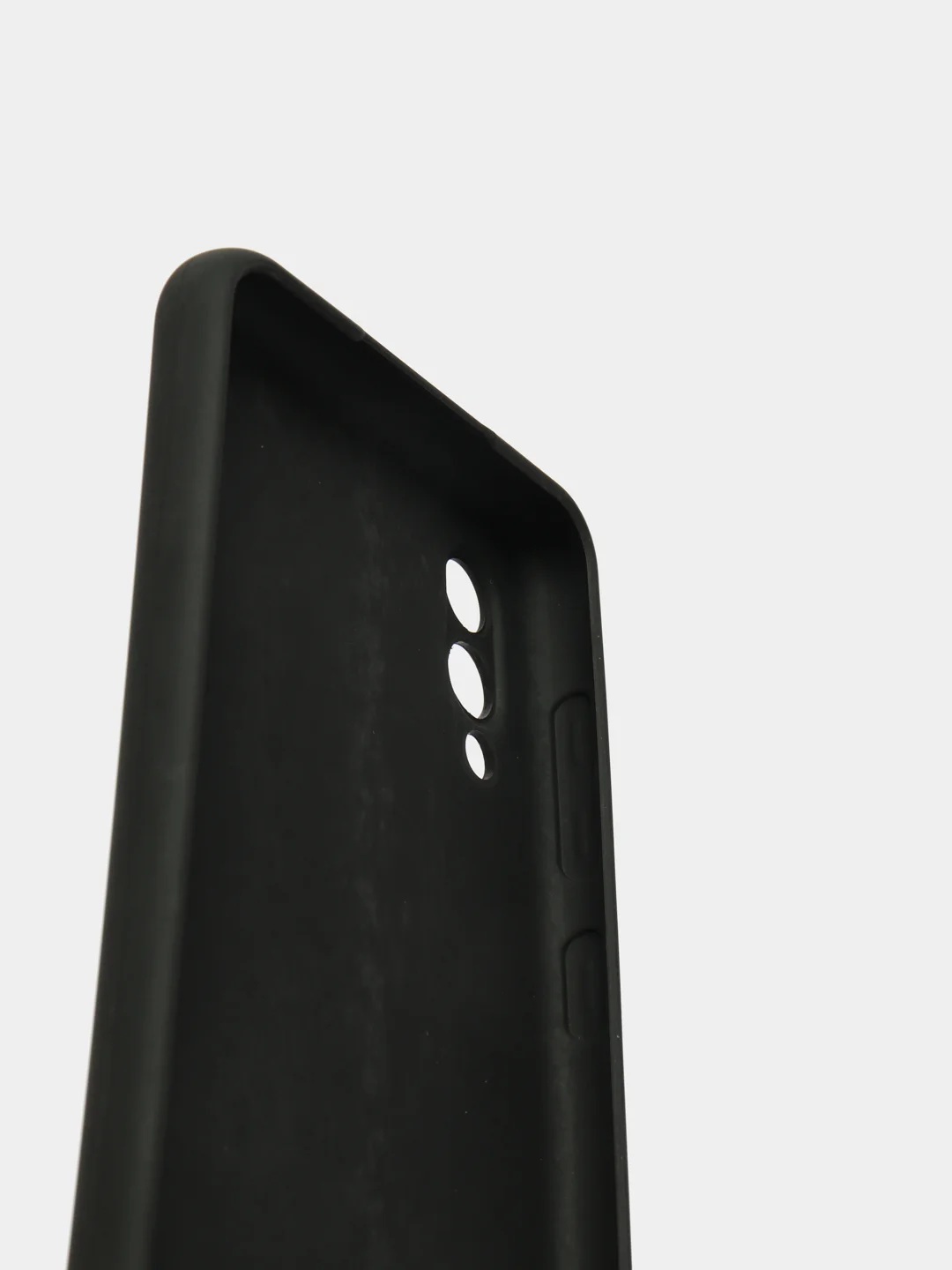 Угольный чехол силиконовый на Samsung Galaxy A02 (Самсунг Галакси А02), цветной, матовый