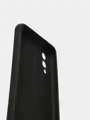 Угольный чехол силиконовый на Samsung Galaxy A02 (Самсунг Галакси А02), цветной, матовый