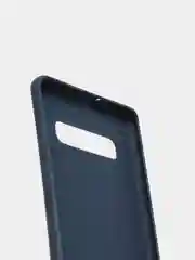 Темно-синий чехол Samsung Galaxy S10+ / S10 Plus, Галакси С10+ / С10 Плюс, силиконовый цветной матовый