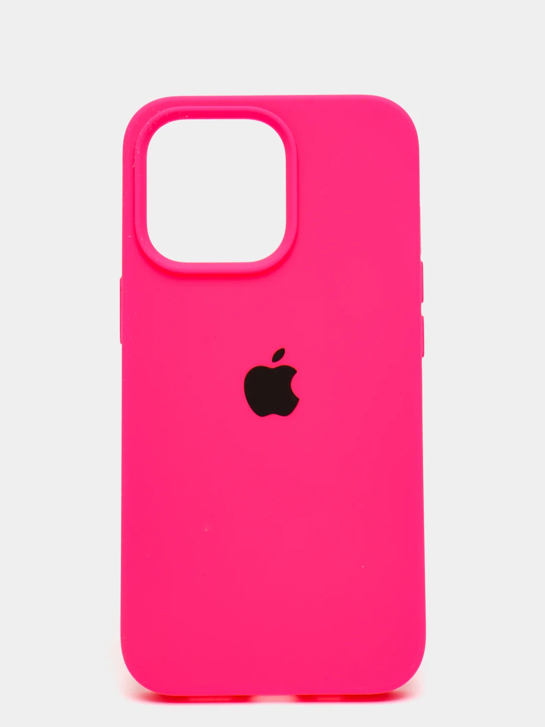 Фуксия чехол Silicone Case для iPhone 13 Pro с закрытым низом