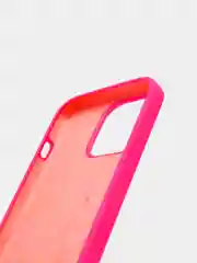 Фуксия чехол Silicone Case для iPhone 13 Pro с закрытым низом