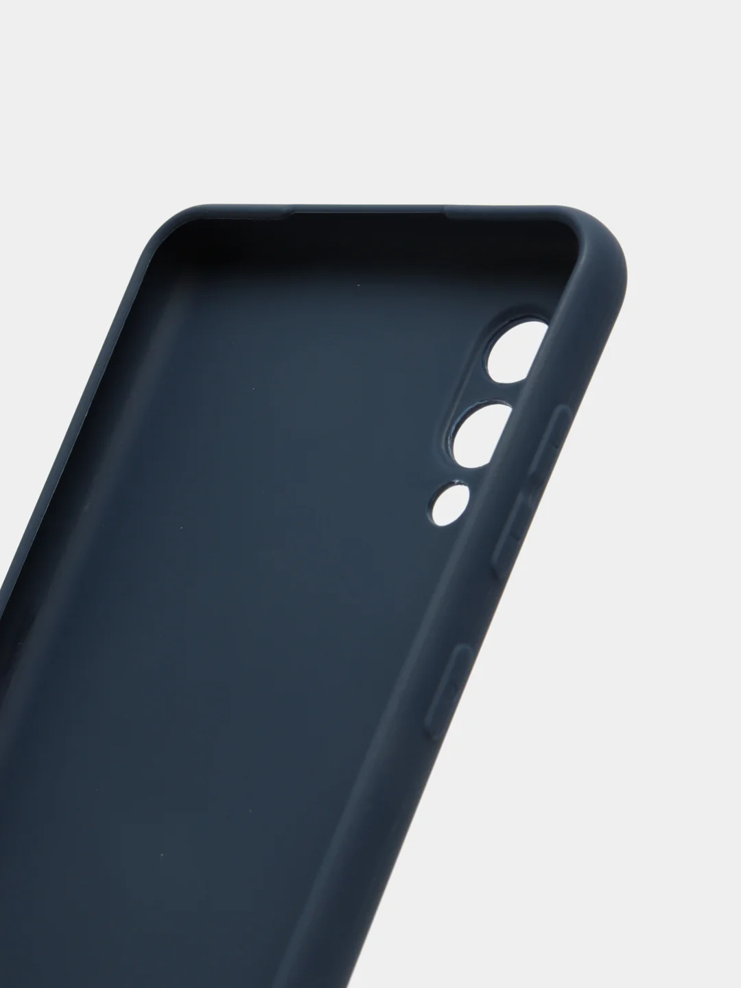 Индиго чехол силиконовый на Samsung Galaxy A02 (Самсунг Галакси А02), цветной, матовый