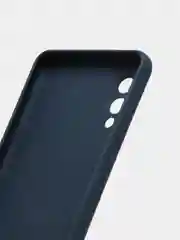 Индиго чехол силиконовый на Samsung Galaxy A02 (Самсунг Галакси А02), цветной, матовый