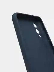 Индиго чехол силиконовый на Samsung Galaxy A02 (Самсунг Галакси А02), цветной, матовый