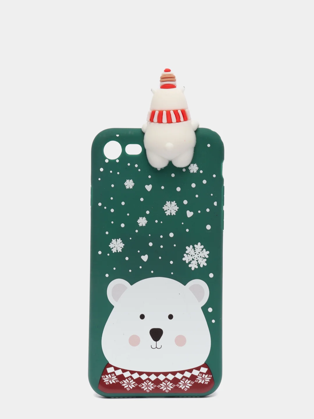 Лесной зеленый чехол "Happy New Year" 2 для iPhone 6/6s 7/8 Plus XR XS 11 Pro 12 Pro mini