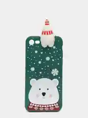 Лесной зеленый чехол "Happy New Year" 2 для iPhone 6/6s 7/8 Plus XR XS 11 Pro 12 Pro mini
