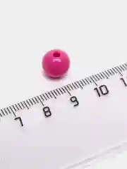Фуксия бусины акриловые 10 мм