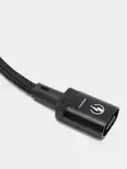 Черный магнитный кабель быстрой зарядки 3А, type-C, micro QC, PD