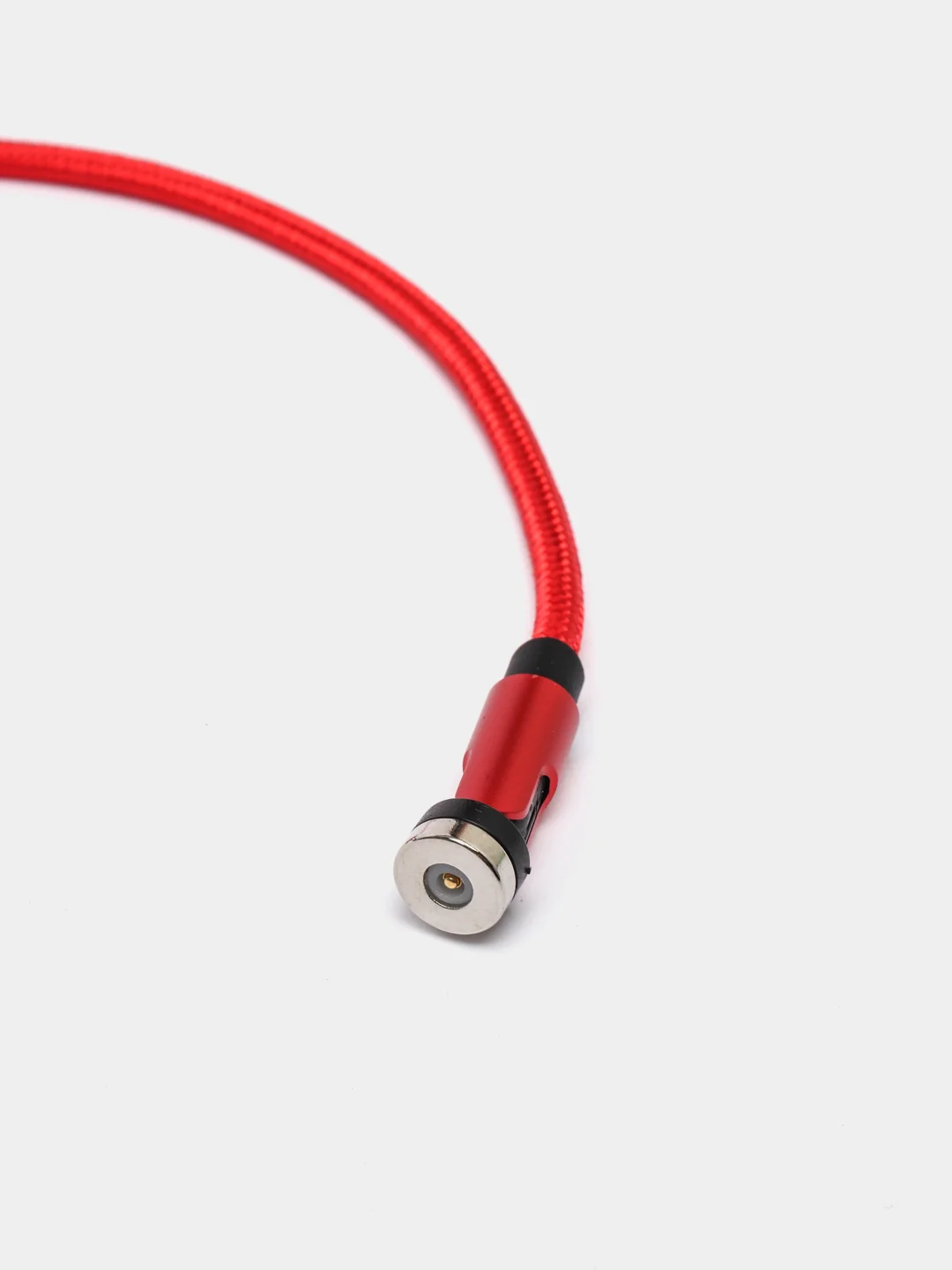 Красный магнитный кабель для зарядки телефона Apple Lightning, Type-C, Micro-USB, провод, шнур 1 м