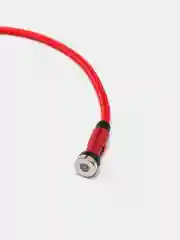 Красный магнитный кабель для зарядки телефона Apple Lightning, Type-C, Micro-USB, провод, шнур 1 м