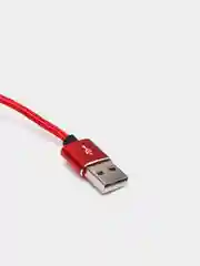 Красный магнитный кабель для зарядки телефона Apple Lightning, Type-C, Micro-USB, провод, шнур 1 м